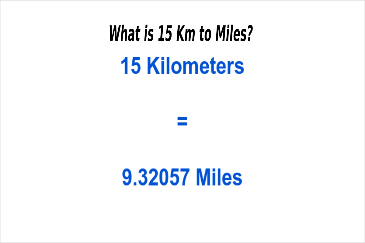 What is 15 Km to Miles?