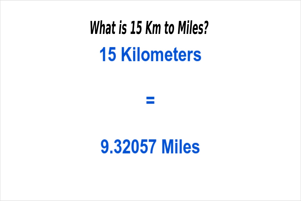 What Is 15 Km To Miles 